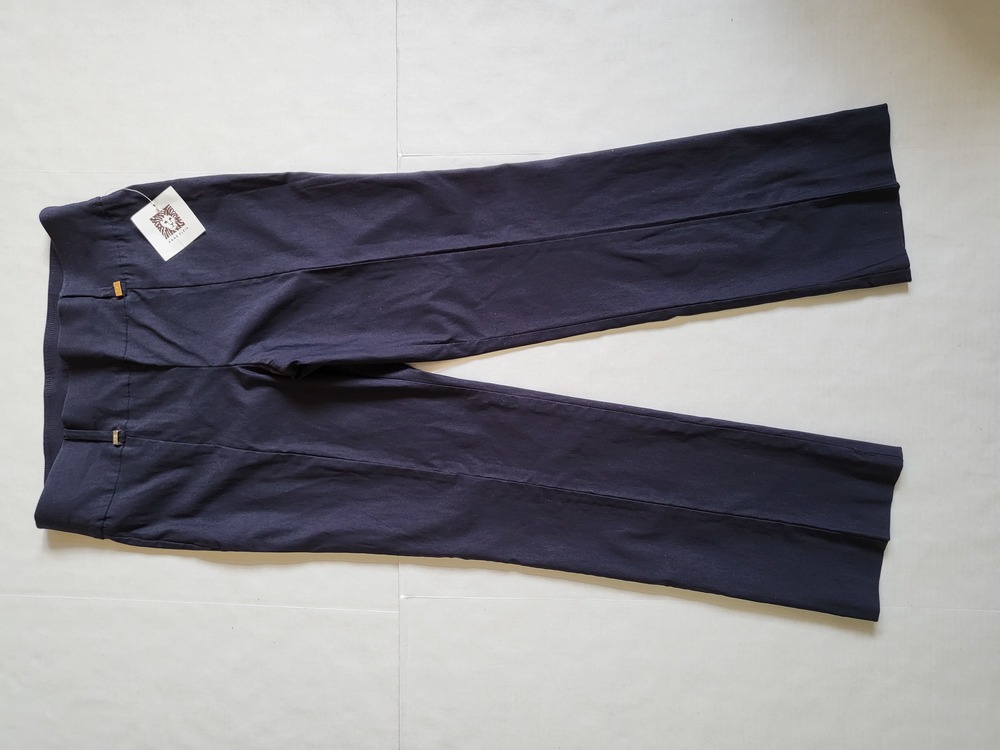 Anne Klein Navy Straight Stretch Pants Size 8